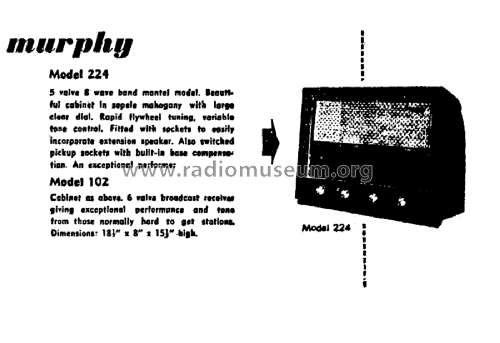 Murphy 102; Murphy Brand, Westco (ID = 3032126) Radio