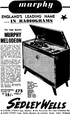 Murphy Melodeon G201; Murphy Brand, Westco (ID = 2843429) Radio