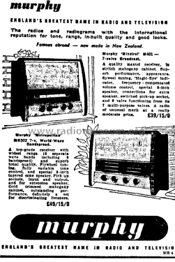 Murphy Metropolitan MB302; Murphy Brand, Westco (ID = 2808762) Radio