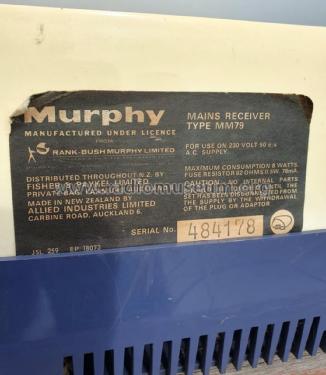 Murphy MM79; Murphy Brand, Westco (ID = 3071546) Radio