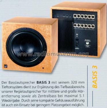 Basis 3; Musikelectronic (ID = 1666242) Speaker-P