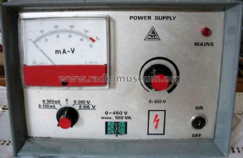 Power Supply ; Müszeripari Müvek; (ID = 975633) Power-S