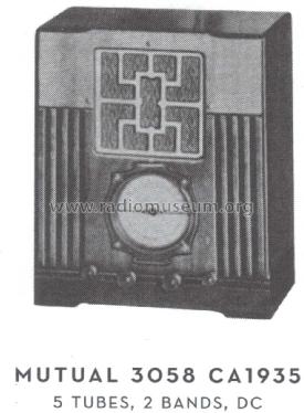 3058 ; Mutual Radio Supply (ID = 1575628) Radio