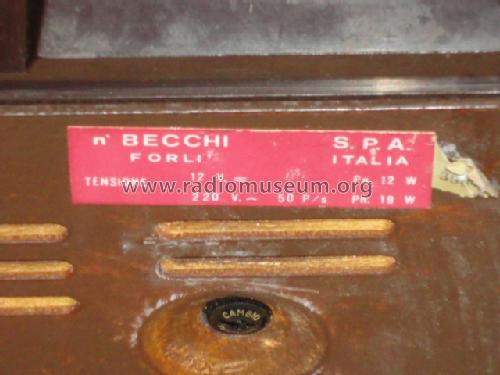 sconosciuto ; n'Becchi S.P.A.; (ID = 1275587) Televisore