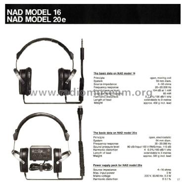 16; NAD, New Acoustic (ID = 2118494) Parleur