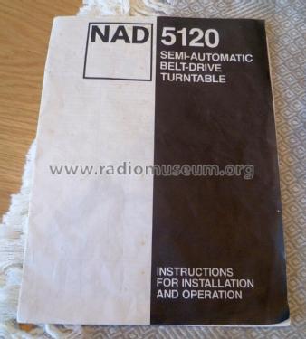 StereoTurntable 5120; NAD, New Acoustic (ID = 2877711) Reg-Riprod