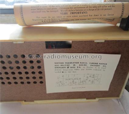 16 Transistor Solid State NA16; NAFT N.A.F.T. North (ID = 3009924) Radio