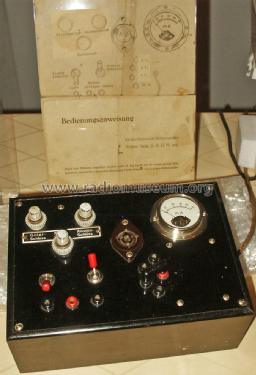 Universal-Röhrenprüfer System Sticht D.R.G.M.; Nagel, Wilhelm; (ID = 1239225) Equipment