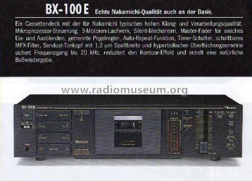 BX-100E; Nakamichi Co.; Tokyo (ID = 699483) R-Player