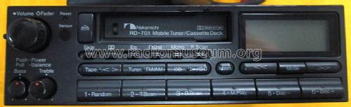 Mobile Tuner/Cassette Deck RD-701; Nakamichi Co.; Tokyo (ID = 2872273) Car Radio