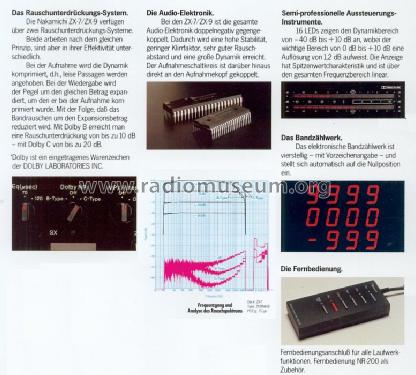 ZX-7; Nakamichi Co.; Tokyo (ID = 699427) Ton-Bild