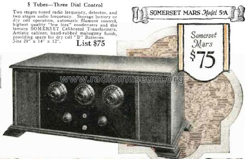 Somerset Mars 5A; National Airphone (ID = 1543682) Radio