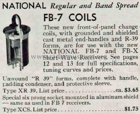 FB-7 Series Coils ; National Company; (ID = 2054965) Radio part