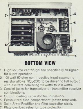 NCL-2000 ; National Company; (ID = 2050146) RF-Ampl.