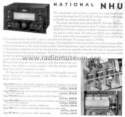 NHU; National Company; (ID = 1824941) Radio