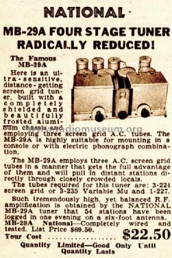 MB-29A ; National Company; (ID = 672011) Radio