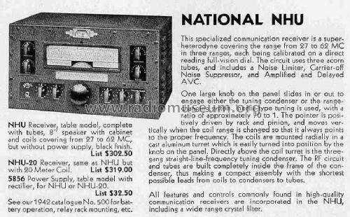 NHU; National Company; (ID = 325655) Radio