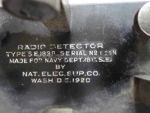 Crystal detector triple SE 183 B; National Electric (ID = 2053493) Radio part