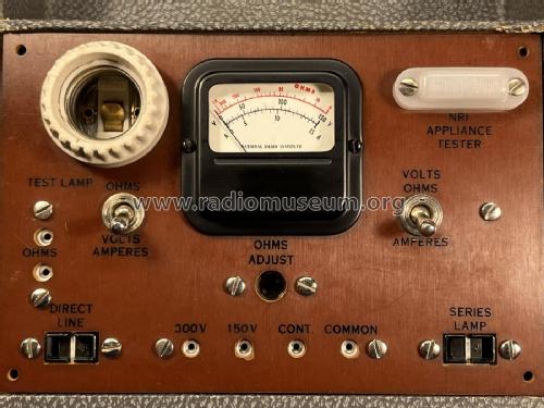 Appliance Tester 1AK; National Radio (ID = 2887430) Kit