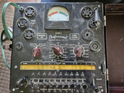 Professional Tube Tester 69; National Radio (ID = 3040664) Equipment