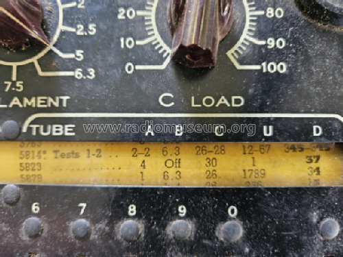 Professional Tube Tester 69; National Radio (ID = 3040666) Equipment