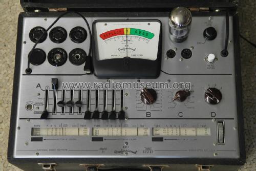 Tube Tester 71; National Radio (ID = 1888363) Equipment