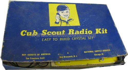 Cub Scout Radio Kit ; National Supply (ID = 1018121) Crystal