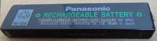 Rechargeable Nickel Cadmium Battery RP-BP62; Panasonic, (ID = 2736745) Power-S