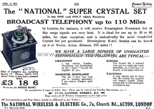 Gnat NMK CI ; National Wireless & (ID = 3008517) Crystal