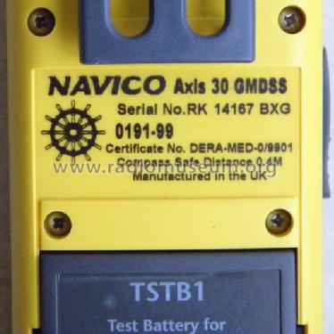 Axis GMDSS Handheld Radio 30; Navico UK Ltd; (ID = 1178937) Commercial TRX