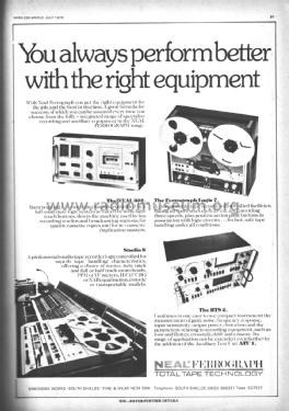 Stereo Cassette Recorder 302; NEAL Ferrograph, (ID = 2076339) Sonido-V