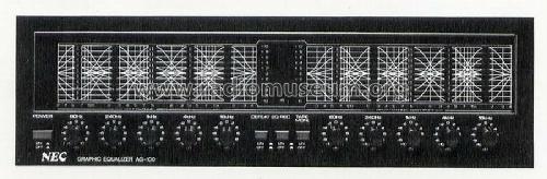 Graphic Equalizer AG-100; NEC Corporation, (ID = 640274) Ampl/Mixer