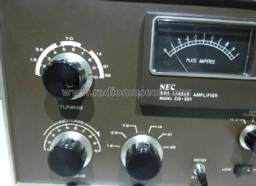 SSB Linear Amplifier CQ-301; NEC Corporation, (ID = 1278295) Amateur-D