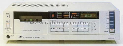 Stereo Cassette Receiver V-111; NEC Corporation, (ID = 645953) Radio