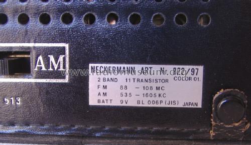 11 Transistor Art. Nr. 822/97 ; Neckermann-Versand (ID = 1614355) Radio