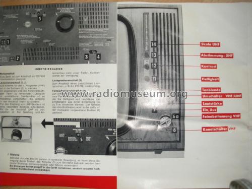 Weltblick De Luxe T 59a UHF Art. Nr. 837/40; Neckermann-Versand (ID = 1851883) Television