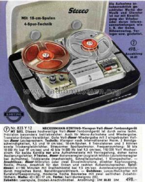 MT-3613 823-Y-12; Neckermann-Versand (ID = 772548) R-Player