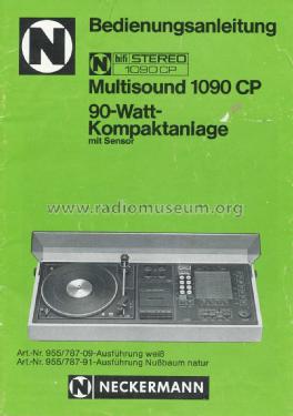 Multisound 1090CP Art. Nr. 955/787-91; Neckermann-Versand (ID = 1353565) Radio