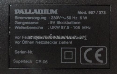 Palladium 997/373; Neckermann-Versand (ID = 1232203) Radio