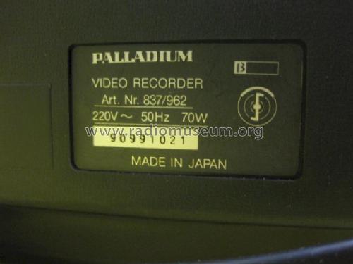 Palladium Video Recorder 837/962 R-Player Neckermann-Versand ...