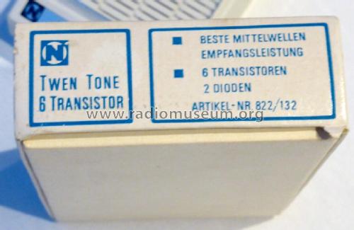 Twen-Tone 6 Transistor 822/132; Neckermann-Versand (ID = 2856976) Radio