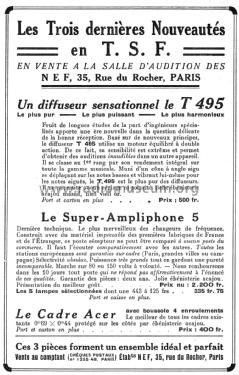 Diffuseur T495; NEF N.E.F., (ID = 1977677) Speaker-P