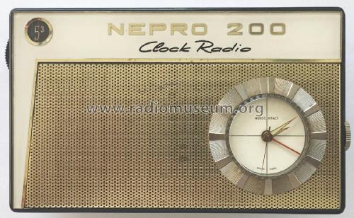 Nepro 200 Clock Radio Ch= TRN-6JR 6V; Nepro SA; La Chaux- (ID = 2383259) Radio