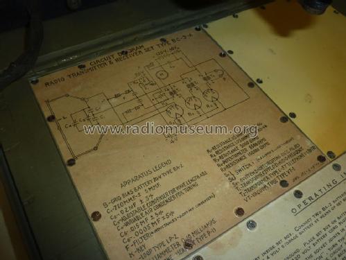 Radio Receiver & Transmitter BC-9-A; MILITARY U.S. (ID = 1543158) Mil TRX