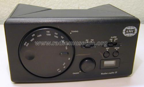 Uhrenradio AM/FM 27; Nestler-matho GmbH & (ID = 2216491) Radio