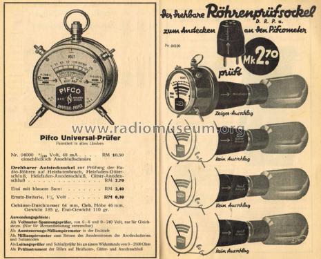 Pifco Universalprüfer ; Neuberger, Josef; (ID = 1883580) Equipment