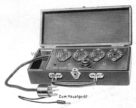 Röhrenprüf-Zusatzgerät MZ249; Neuberger, Josef; (ID = 1297839) Equipment