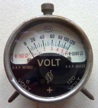 Taschen-Voltmeter 120 / 6 V; Neuberger, Josef; (ID = 1814912) Equipment
