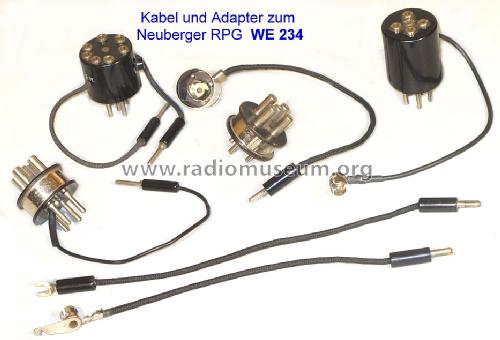 Universal-Röhrenprüfgerät We234; Neuberger, Josef; (ID = 884996) Ausrüstung