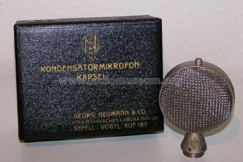 Kondensatormikrofonkapsel M8S; Neumann & Co, Georg; (ID = 894139) Microphone/PU